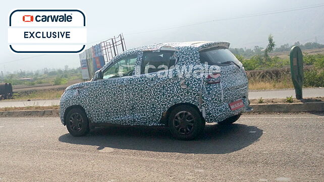 Mahindra XUV100 spotted on test