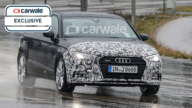 Audi A3 sedan facelift spied doing test runs