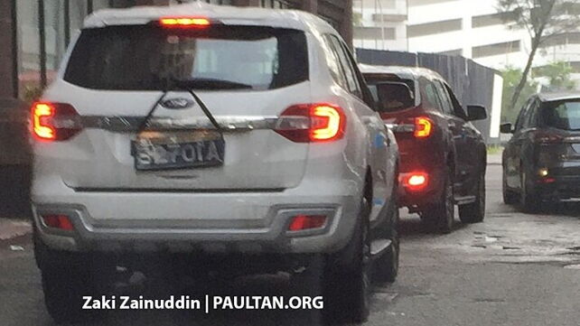 New Ford Endeavour spotted in Malaysia