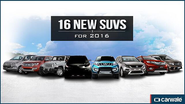 16 new SUVs for 2016