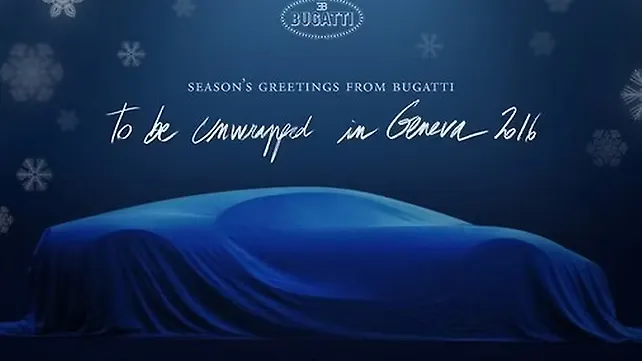 Bugatti Chiron to debut at the 2016 Geneva Motor Show Bugatti Chiron to debut at the 2016 Geneva Motor Show