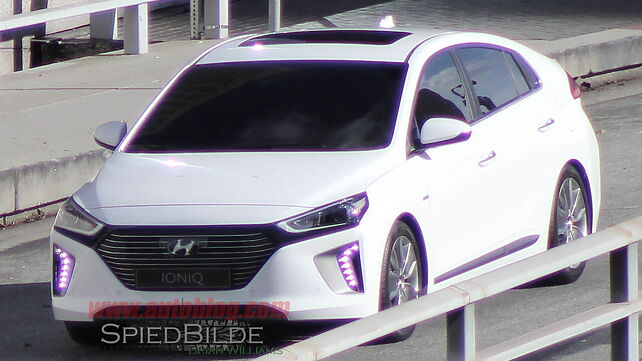 Hyundai Ioniq spotted undisguised