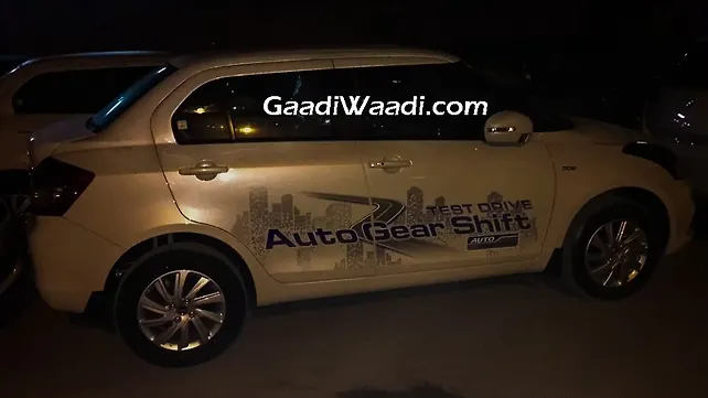 Maruti Suzuki Dzire diesel AMT test drive vehicle spotted Maruti Suzuki Dzire diesel AMT test drive vehicle spotted