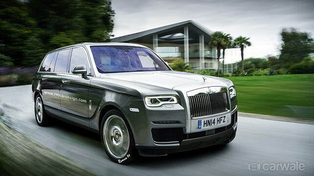 Rolls-Royce Cullinan SUV rendered