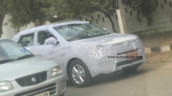 Ssangyong Tivoli spied in India
