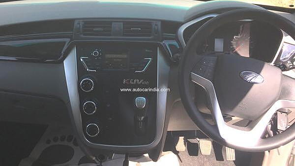 Mahindra KUV100 interior spied