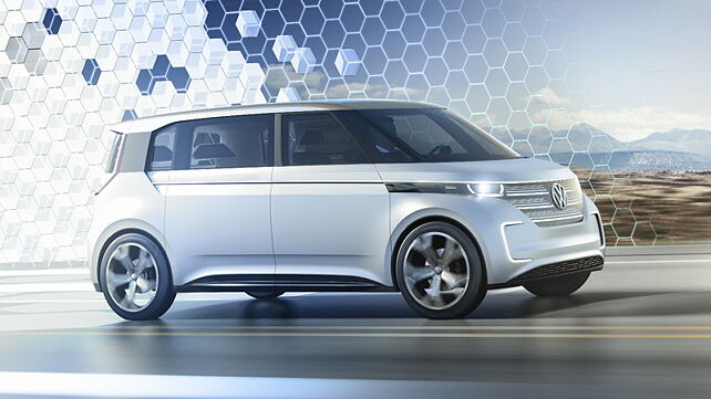 Volkswagen unveils Budd-e microbus concept at CES 2016