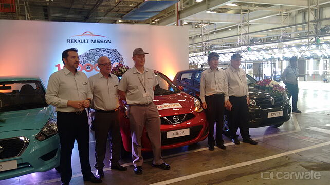 Renault-Nissan alliance rolls out car number one million from its Chennai plant