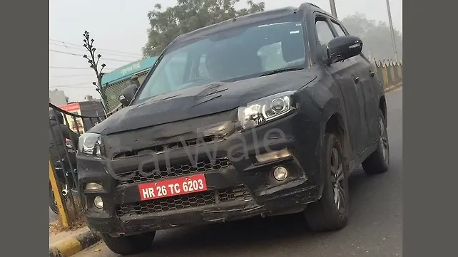 Maruti Suzuki Vitara Brezza's top-end variant spied testing Maruti Suzuki Vitara Brezza's top-end variant spied testing