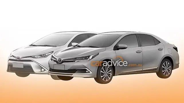 Toyota Corolla facelift revealed via leaked patent images Toyota Corolla facelift revealed via leaked patent images