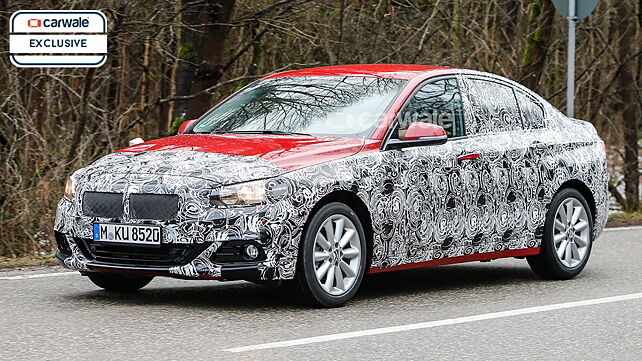 BMW 1 Series sedan shows some skin in latest spy pics