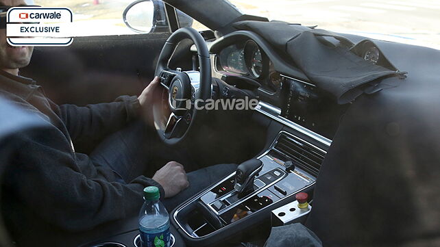 Upcoming Porsche Panamera successor interior spied