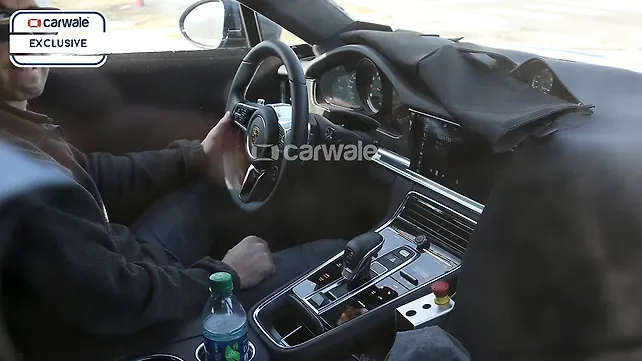Upcoming Porsche Panamera successor interior spied Upcoming Porsche Panamera successor interior spied
