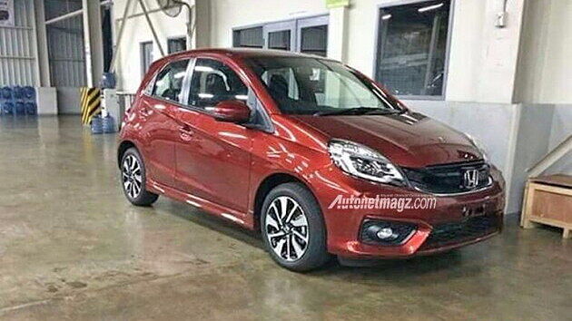 Honda Brio facelift spotted in Indonesia