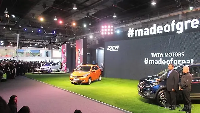 Tata Motors lineup at the 2016 Auto Expo Tata Motors lineup at the 2016 Auto Expo