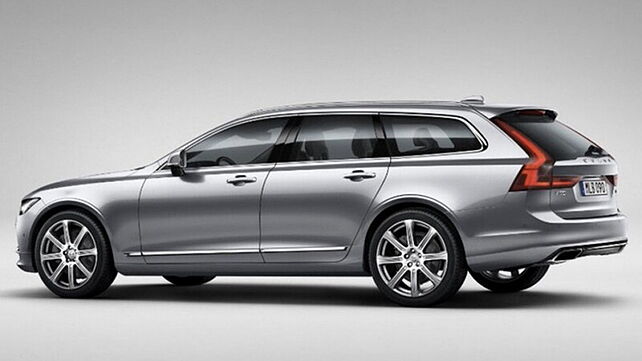 Volvo V90 station wagon leaked via official photos