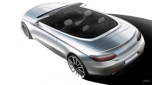 Mercedes-Benz C-Class Cabriolet teased ahead of Geneva debut