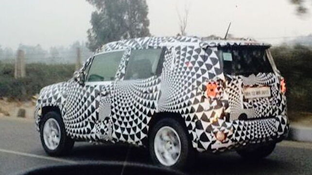 Jeep Renegade caught testing in India once again