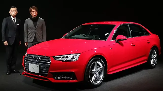 New Audi A4 revealed in Japan New Audi A4 revealed in Japan