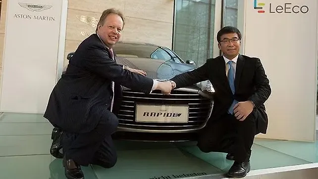 Aston Martin partners LeEco to develop its first electric car Aston Martin partners LeEco to develop its first electric car