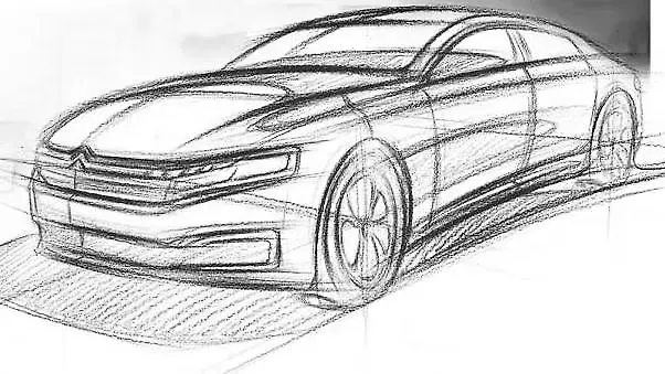 Citroen C6 teased in China Citroen C6 teased in China