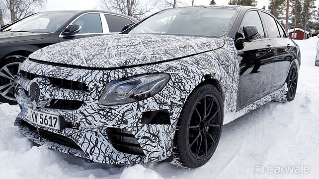 Mercedes-Benz E63 AMG spied on test