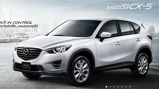 Mazda CX-5 facelifted in Thailand