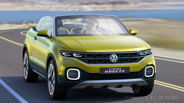 VW T-Cross Breeze convertible SUV unveiled at Geneva