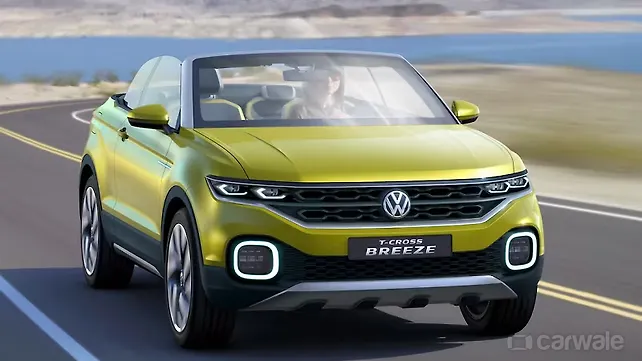 VW T-Cross Breeze convertible SUV unveiled at Geneva VW T-Cross Breeze convertible SUV unveiled at Geneva