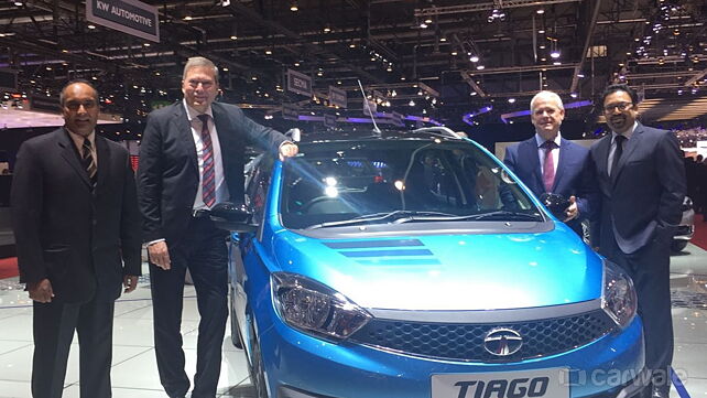 2016 Geneva Motor Show: Soon-to-be-launched in India Tata Tiago showcased