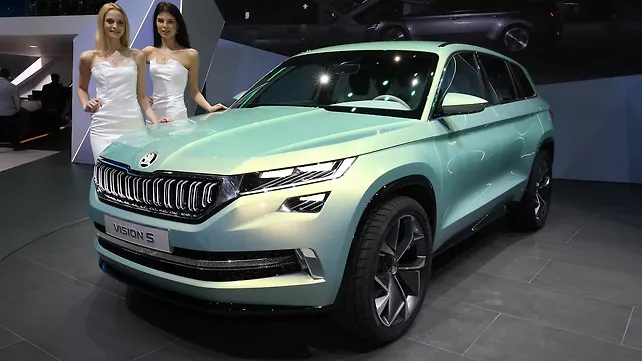 Skoda previews upcoming SUV with VisionS concept at Geneva Motor Show Skoda previews upcoming SUV with VisionS concept at Geneva Motor Show
