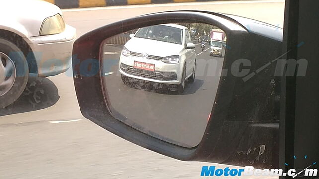 Volkswagen Polo facelift spotted on test in Mumbai
