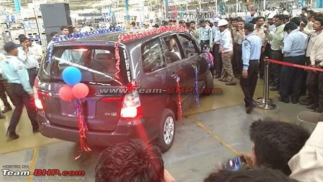 Toyota India stops production of the Innova