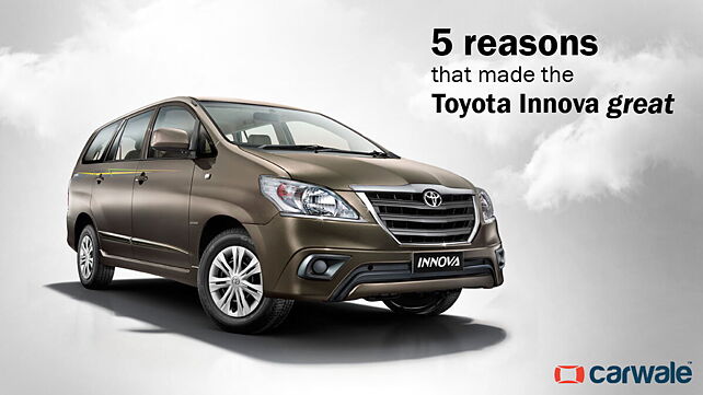 5 reasons that made the Toyota Innova great