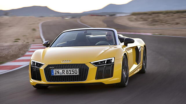 Audi R8 Spyder at New York Auto Show