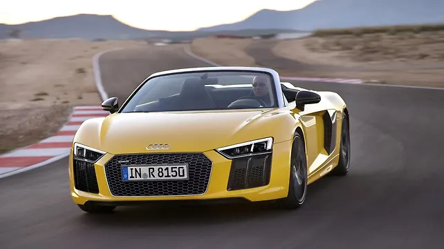 Audi R8 Spyder at New York Auto Show Audi R8 Spyder at New York Auto Show