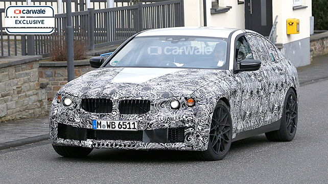 2017 BMW M5 spotted testing at the Nurburgring