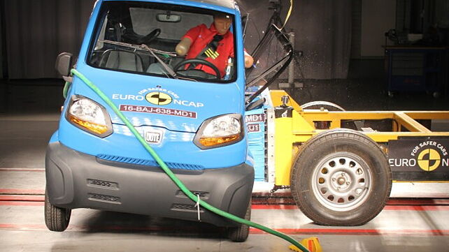 Euro NCAP gives 1-star rating for Bajaj Qute