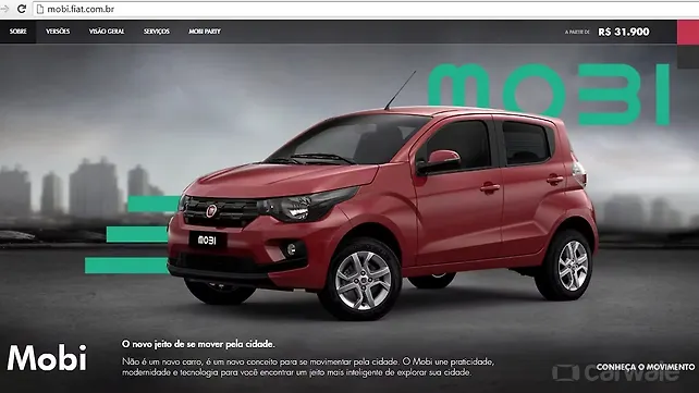 Fiat Brazil launches Mobi at Rs 6.08 lakh Fiat Brazil launches Mobi at Rs 6.08 lakh