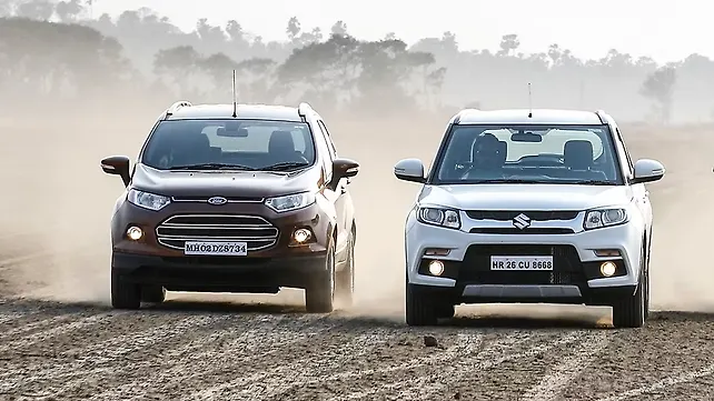 Maruti Suzuki Vitara Brezza outnumbers the Ford EcoSport in March sales Maruti Suzuki Vitara Brezza outnumbers the Ford EcoSport in March sales