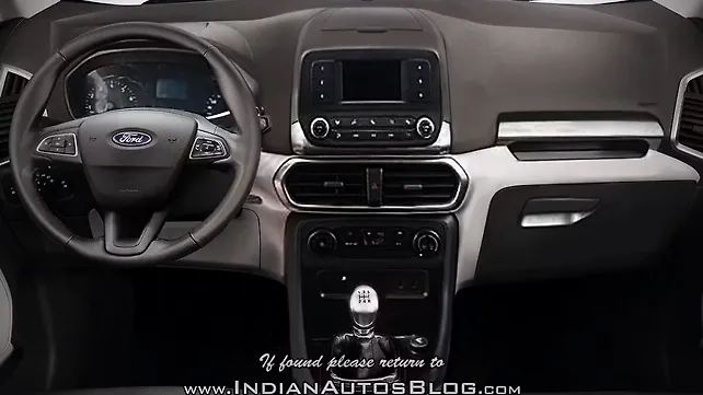 2017 Ford EcoSport interior rendered 2017 Ford EcoSport interior rendered