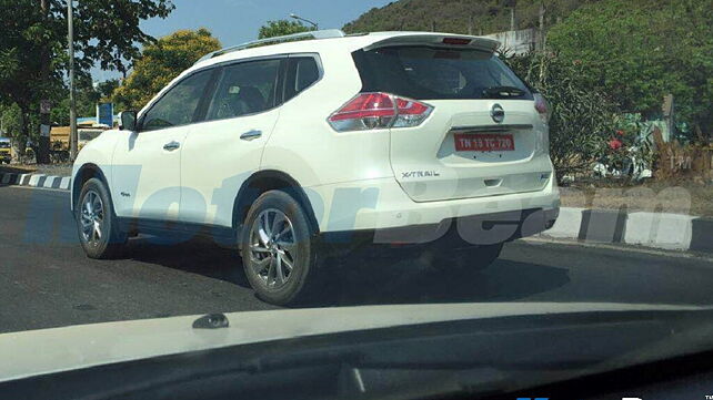 Nissan X-Trail Hybrid spied testing in Chennai