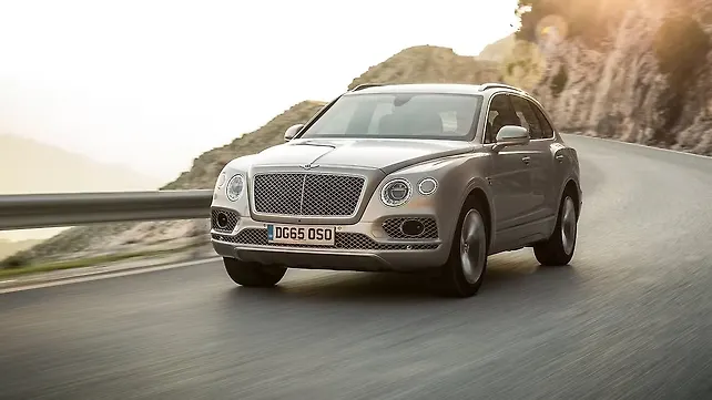 Bentley launches Bentayga at Rs 3.85 crore Bentley launches Bentayga at Rs 3.85 crore