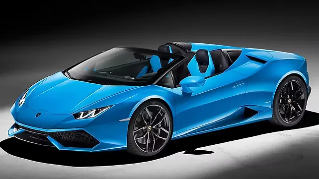 Lamborghini Huracan Spyder to be launched in India on May 5 Lamborghini Huracan Spyder to be launched in India on May 5
