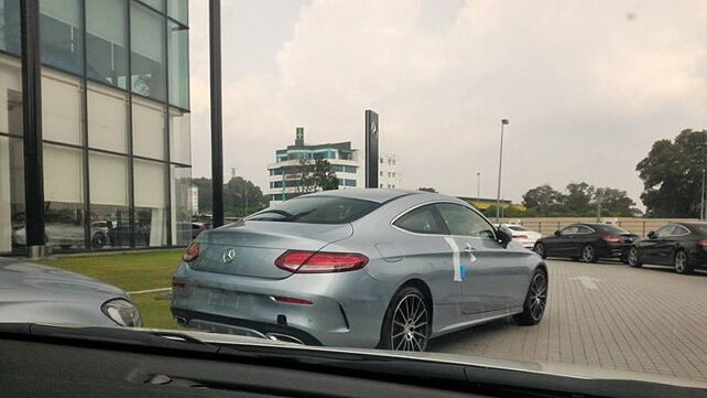 Latest C-Class Coupe spotted in Malaysia