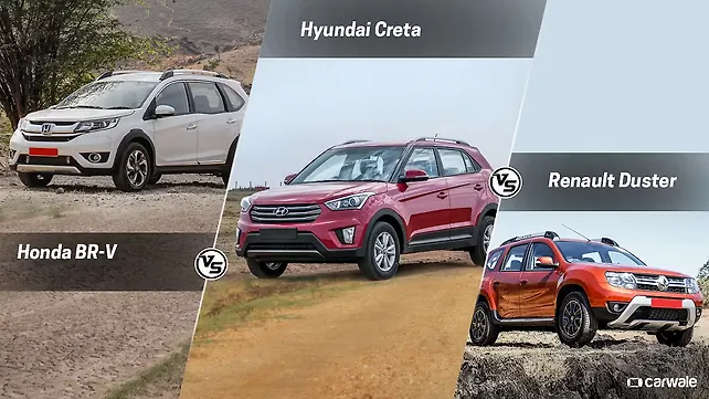 Spec Comparo: Honda BR-V vs Hyundai Creta vs Renault Duster Spec Comparo: Honda BR-V vs Hyundai Creta vs Renault Duster