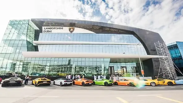 World's largest Lamborghini showroom opened in Dubai World's largest Lamborghini showroom opened in Dubai