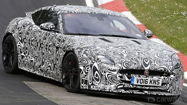 Jaguar's F-Type facelift caught testing
