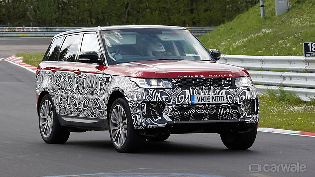 Range Rover Sport facelift spotted on test