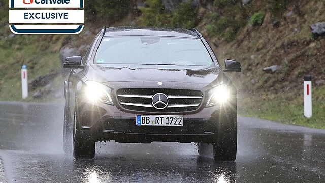 Mercedes-Benz GLB spotted on test
